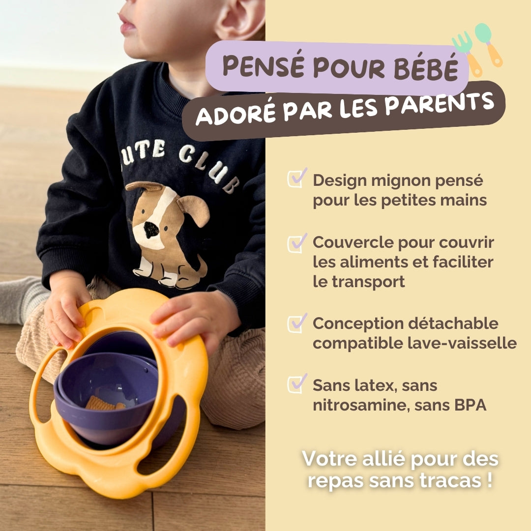 Bol anti-renversement pour bébé