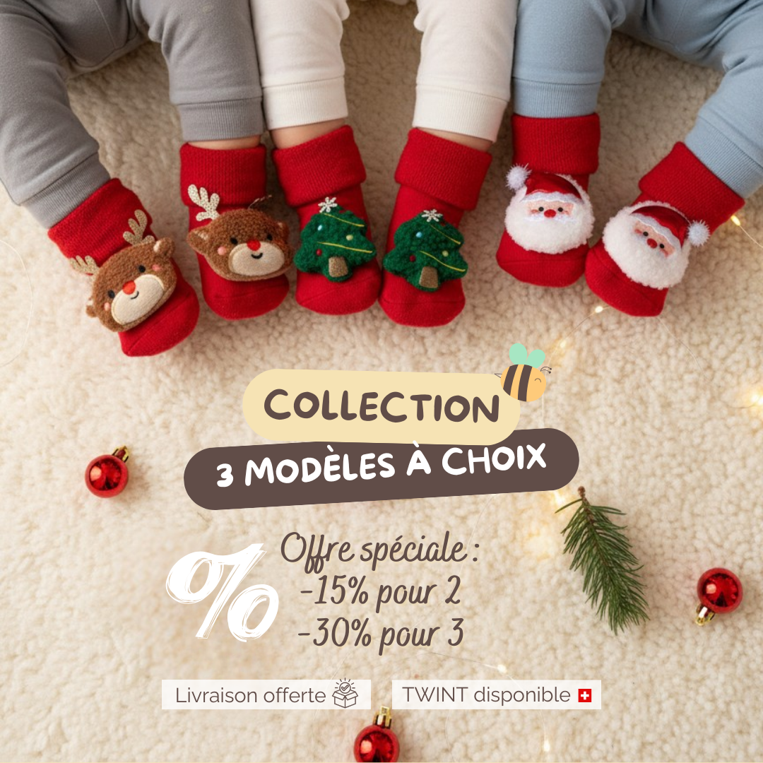 Chaussettes de Noël pour tout-petits (EDITION LIMITEE)