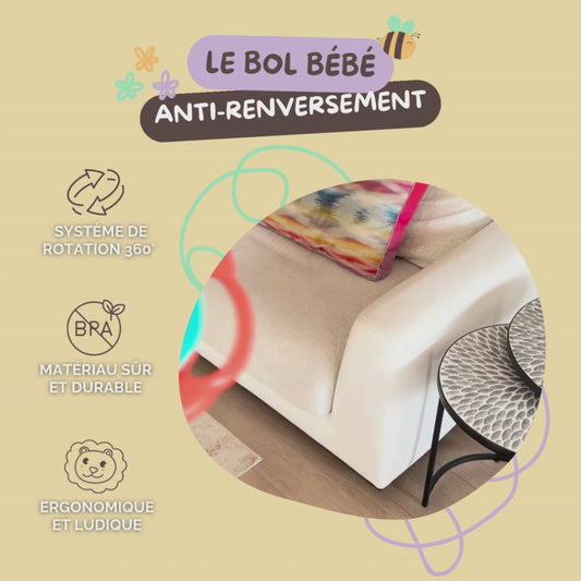 Bol anti-renversement pour bébé